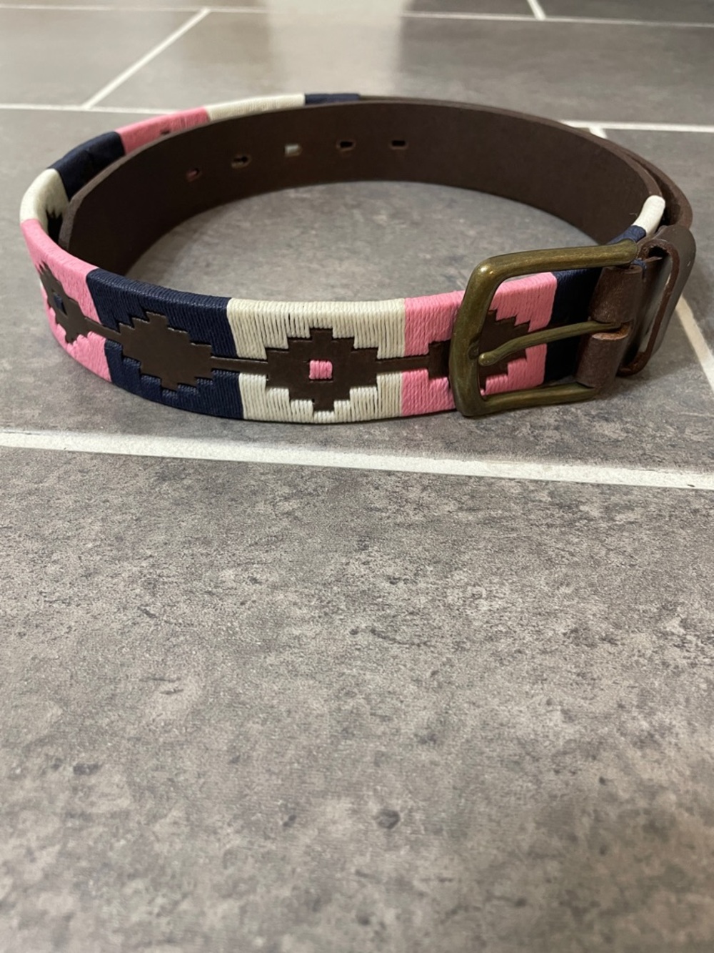 W. Kleinberg Santa Fe Tapestry Belt size 36